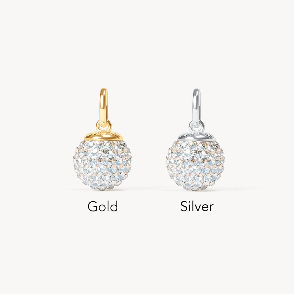 April Medium Birthstone Sparkle Ball™ Charm