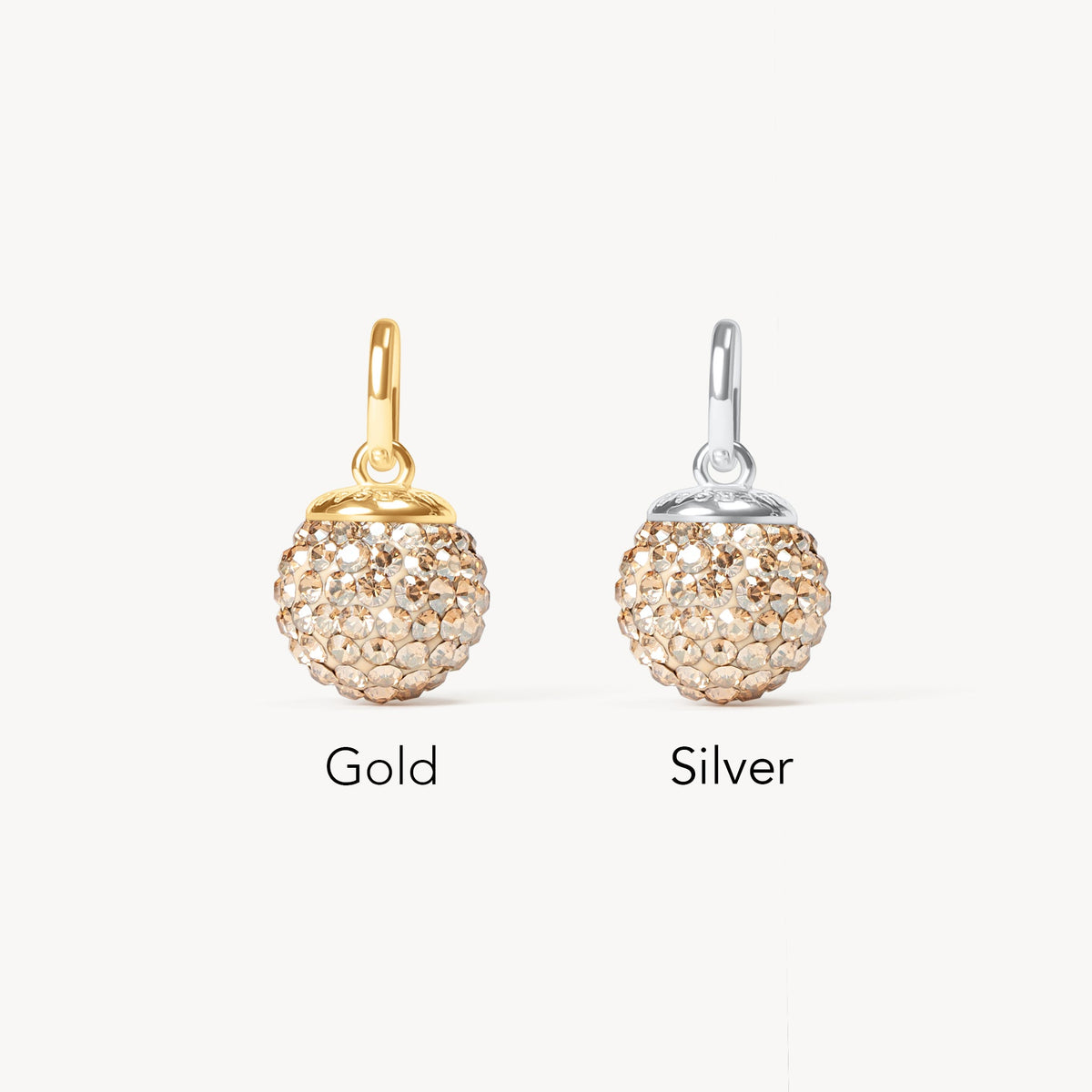 November Medium Birthstone Sparkle Ball™ Charm