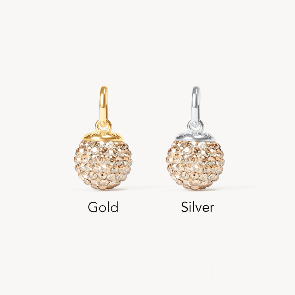 November Medium Birthstone Sparkle Ball™ Charm