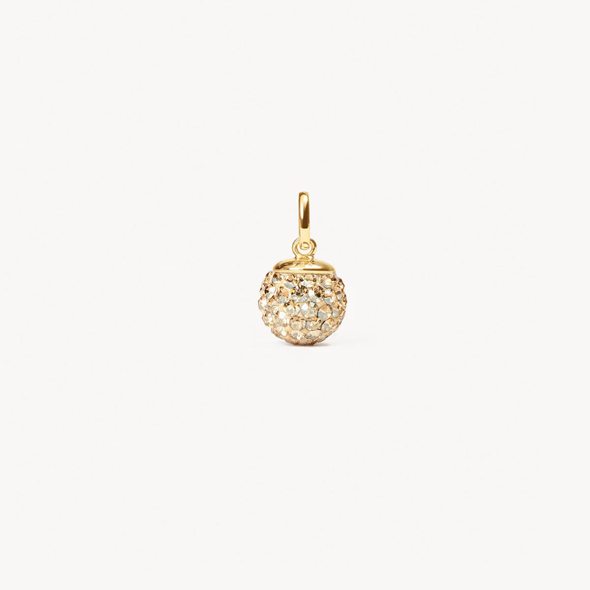 Medium Soft Gold Sparkle Ball™ Charm