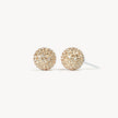 Soft Gold Sparkle Ball™ Stud Earrings 10mm