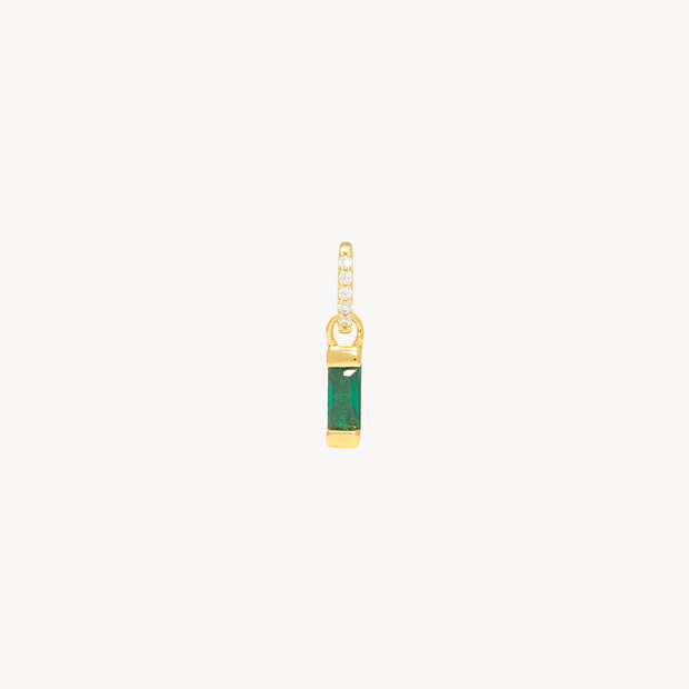 Birthstone Baguette Charm May