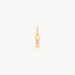 Birthstone Baguette Charm October