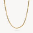 Heart String Chain Necklace Gold
