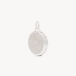 Keepsake Pavé Locket Charm Silver