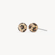 Leopard Small Sparkle Ball™ Stud Earrings