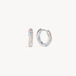 Aurora Borealis Always On Sparkle Hoop Earrings