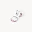 Lilac Always On Sparkle Hoop Earrings