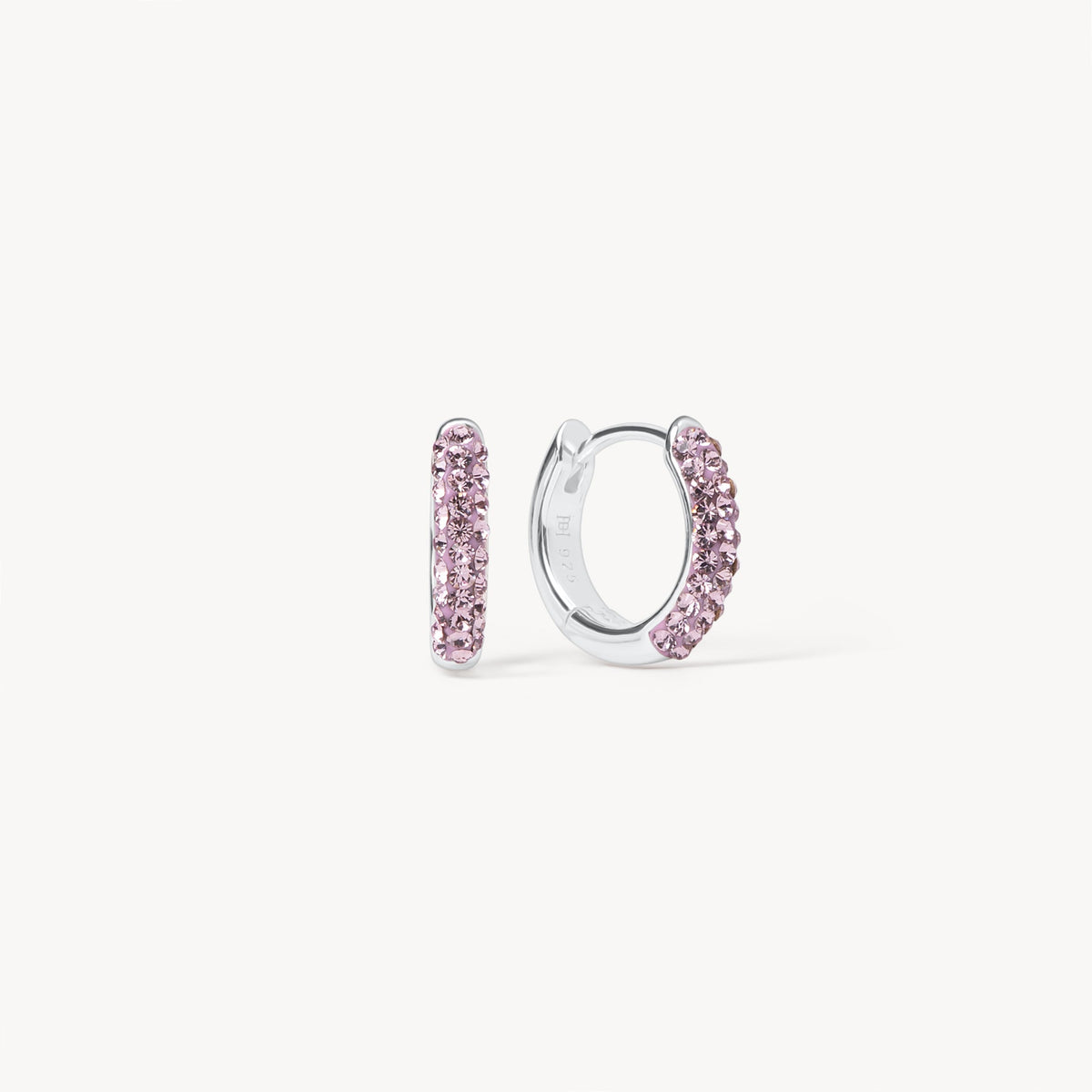 Lilac Always On Sparkle Hoop Earrings