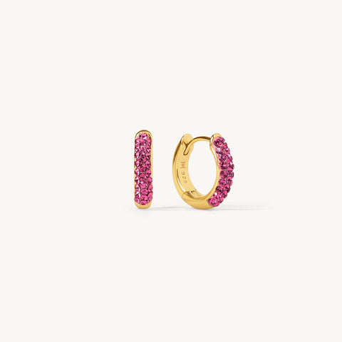 Rose Always On Sparkle Hoop Earrings