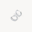April Birthstone Always On Hoop Earrings