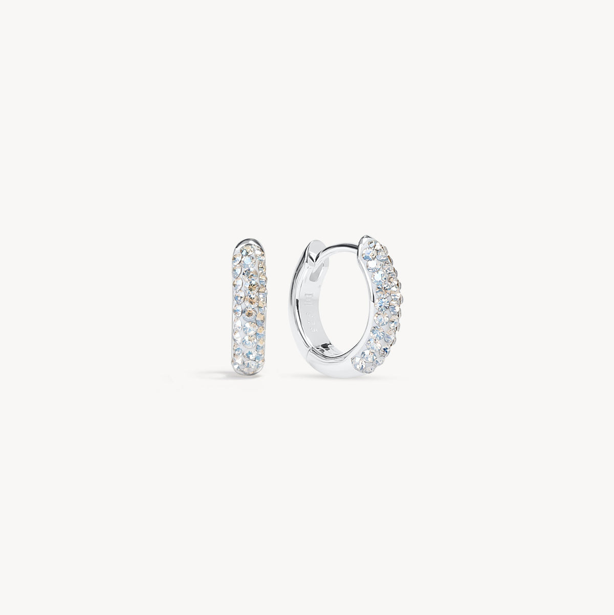 April Birthstone Always On Hoop Earrings