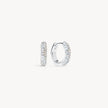 April Birthstone Always On Hoop Earrings