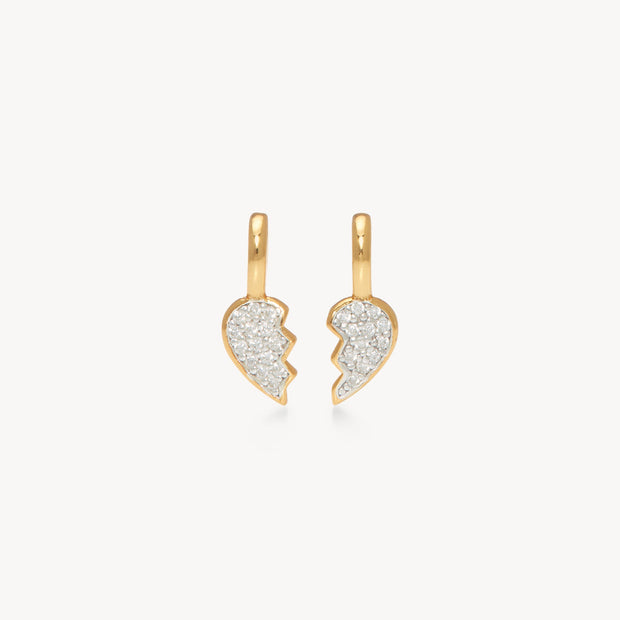 BFF Pavé Charm Set Gold