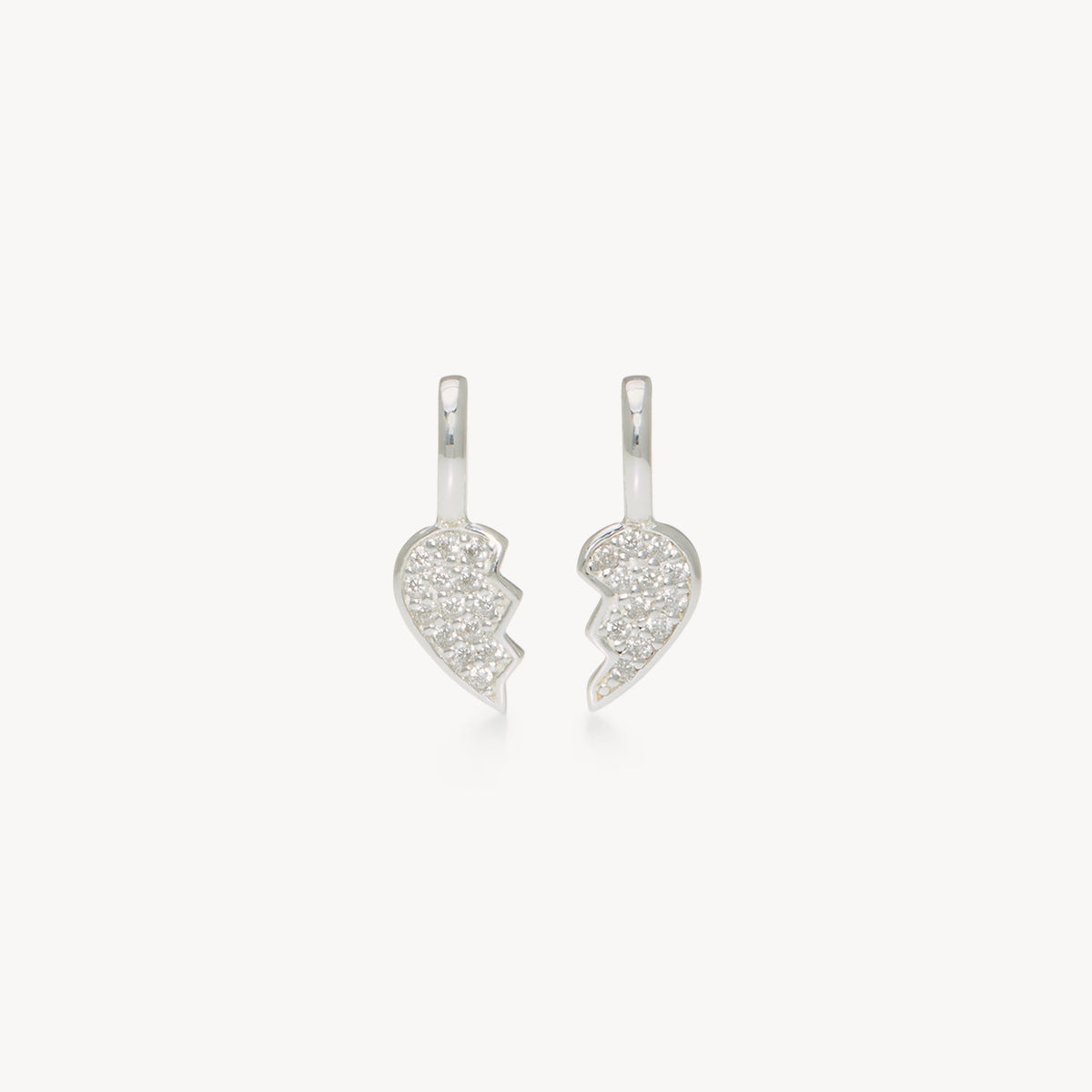 BFF Pavé Charm Set Silver