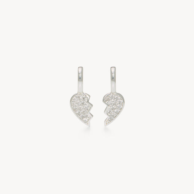 BFF Pavé Charm Set Silver