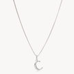 Silver Letter Necklace C
