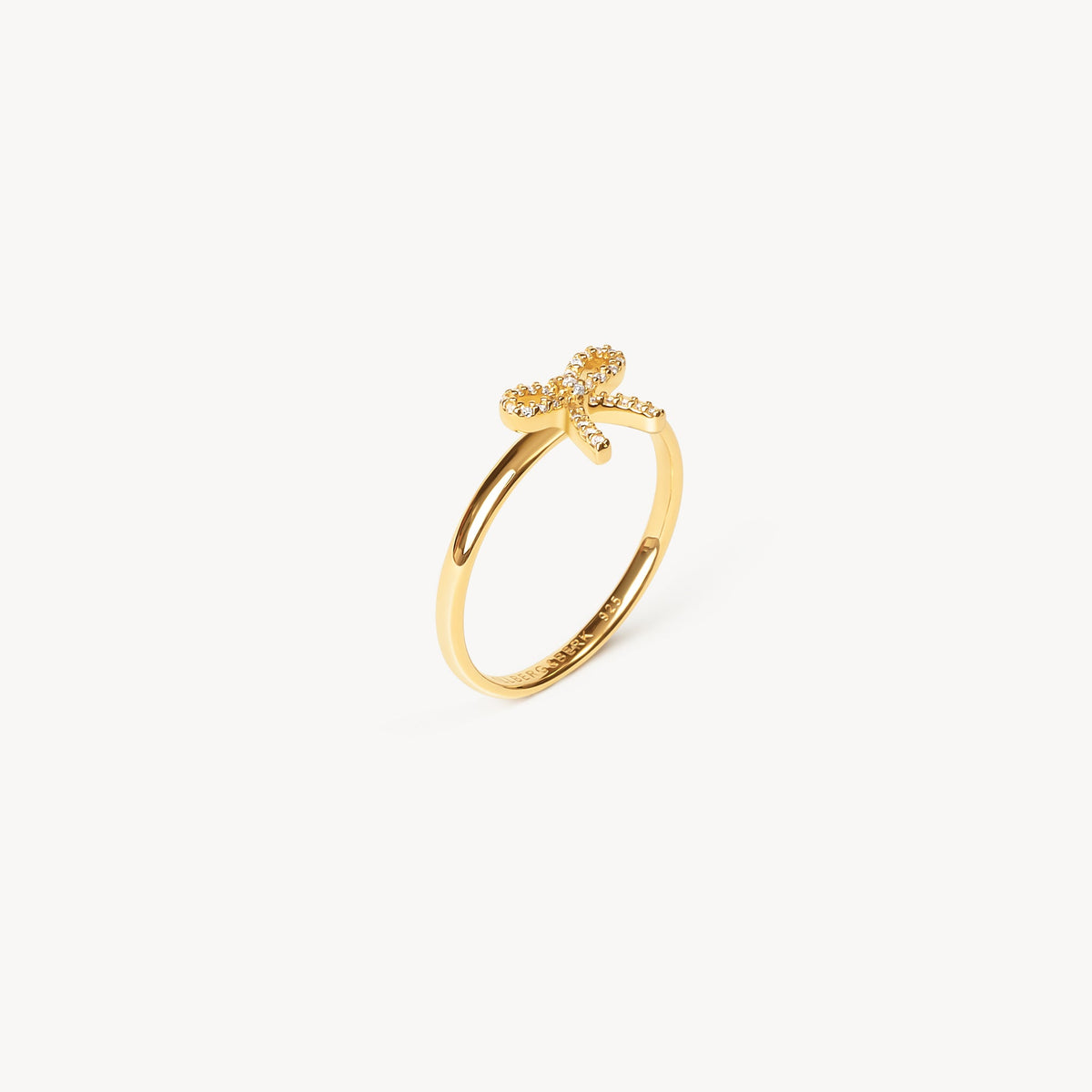 Gold Baby Bow Ring