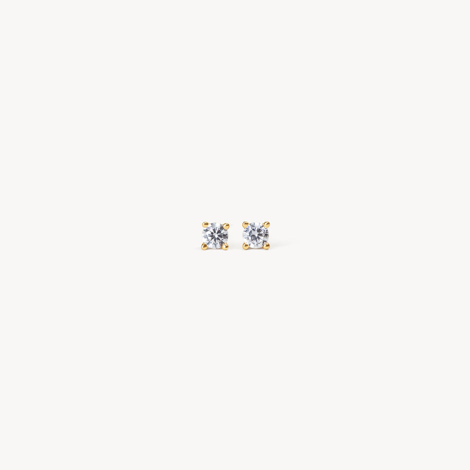 Bijou Stud Earrings Clear