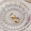 Two-Tone Reversible Bold Hoop Earrings