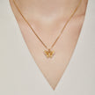 Butterfly Opal Charm on model