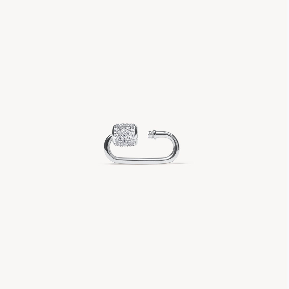 Carabiner Twist Link Charm Holder