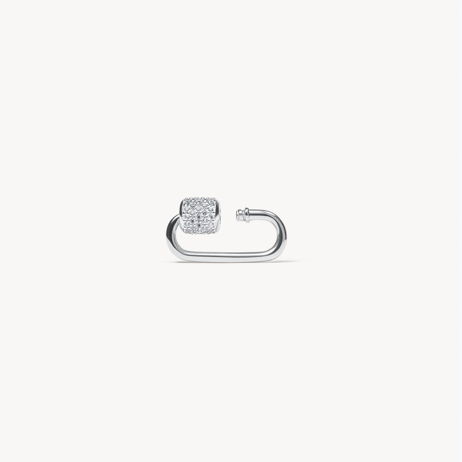 Carabiner Twist Link Charm Holder