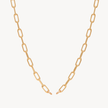 Clip Charm Chain Necklace — Gold with no link