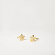 Mini Pavé Star Stud Earrings