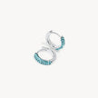 December Birthstone Always On Hoop Earrings