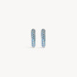 Denim Always On Sparkle Hoop Earrings