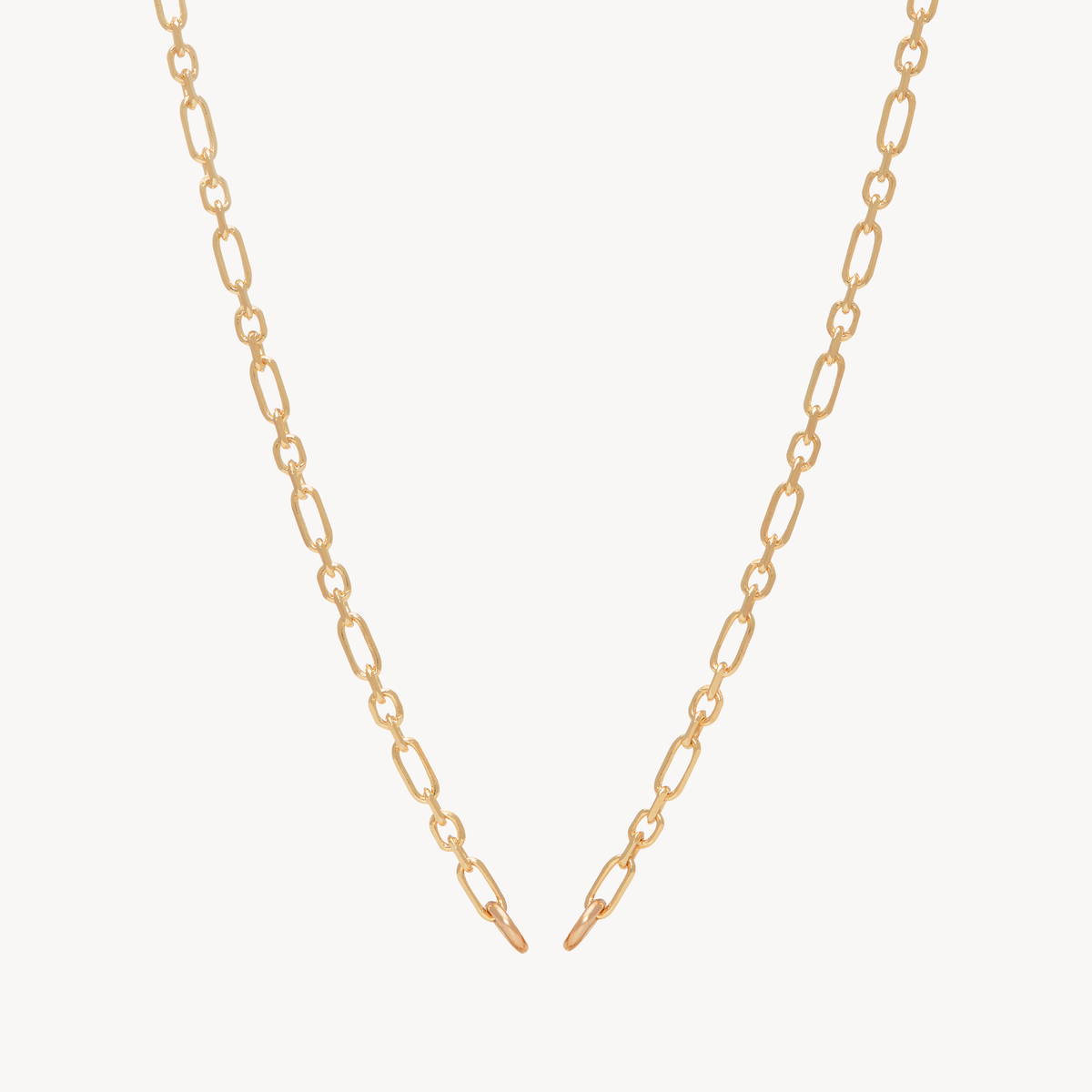 Figaro Chain Charm Necklace Base