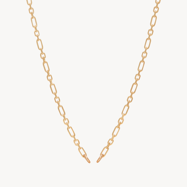 Figaro Chain Charm Necklace Base