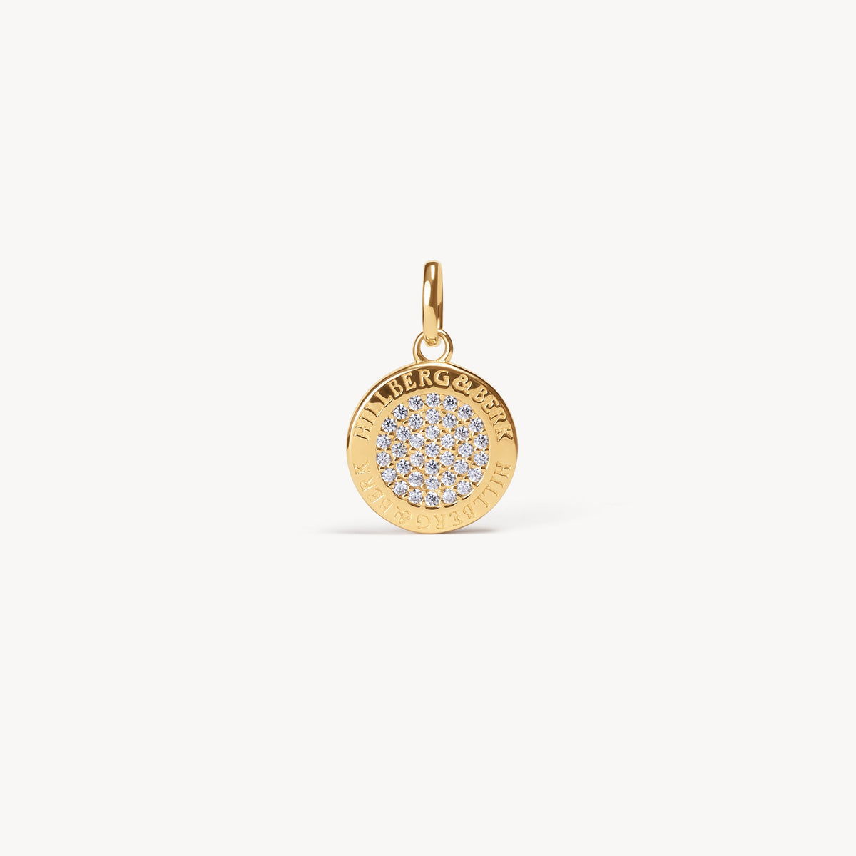 H&B Monogram Charm Silver Gold