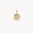H&B Monogram Charm Silver Gold