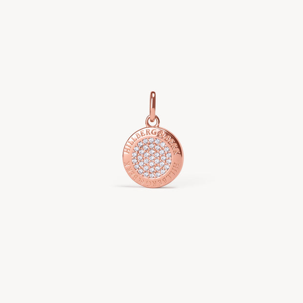 H&B Monogram Charm Silver Rose Gold