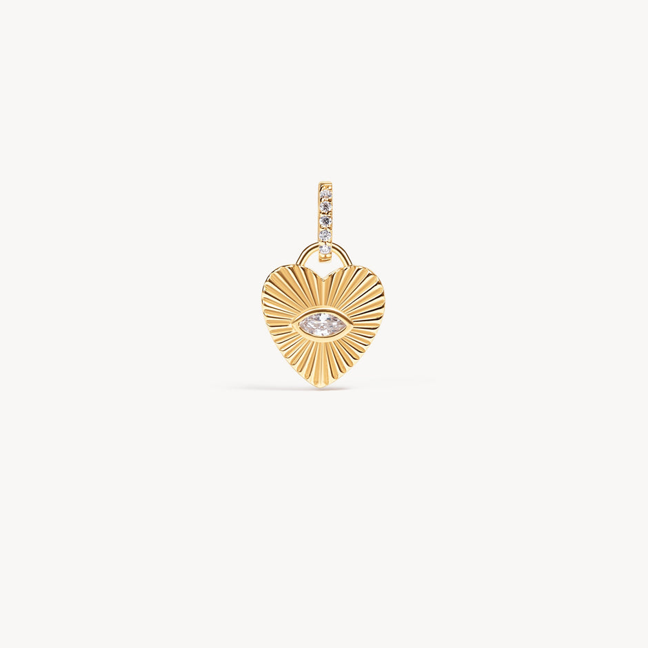 Heart Beam Charm