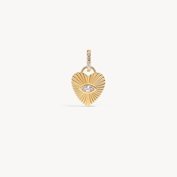 Heart Beam Charm