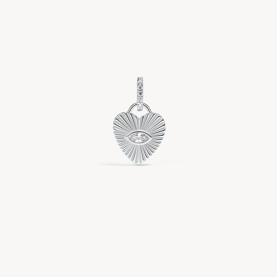 Heart Beam Charm