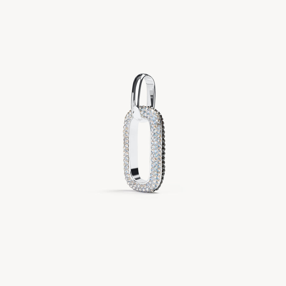 Sparkle Reversible Charm Hematite/Moonlight