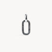 Sparkle Reversible Charm Hematite