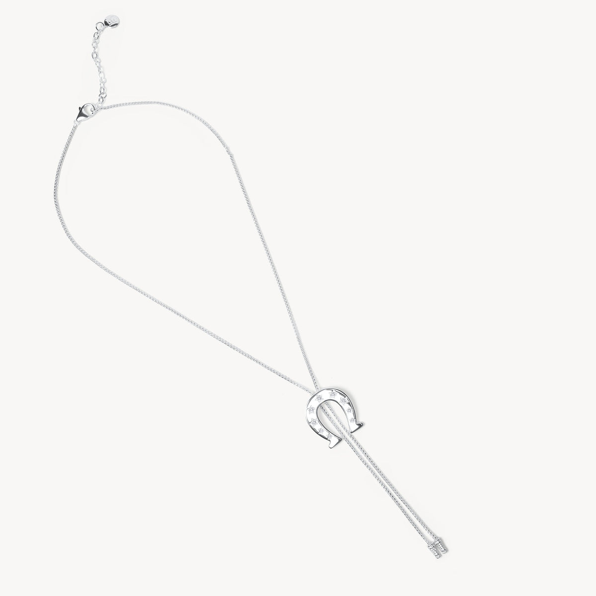 Horseshoe Bolo Tie Necklace