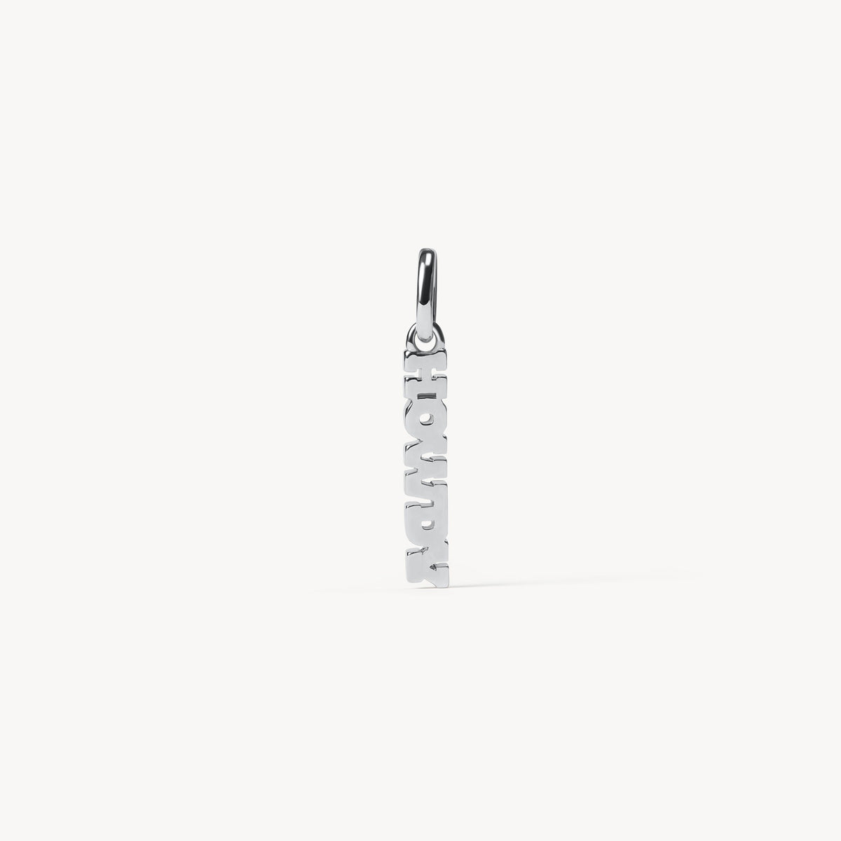 Silver HOWDY Charm