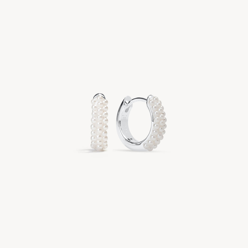 June Birthstone Always On Hoop Earrings