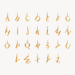 Letter Charm — Gold Collection