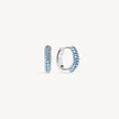 March Birthstone Always On Hoop Earrings