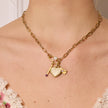 Heart Locket Charm Gold