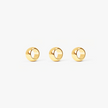 Rondelle Bead Charm Bundle Gold