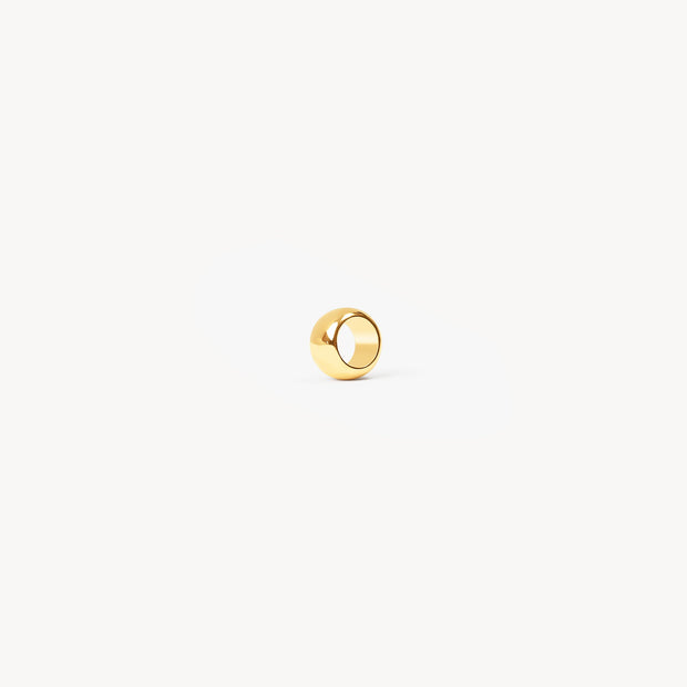 Rondelle Bead Charm Gold