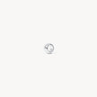 Rondelle Bead Charm Silver